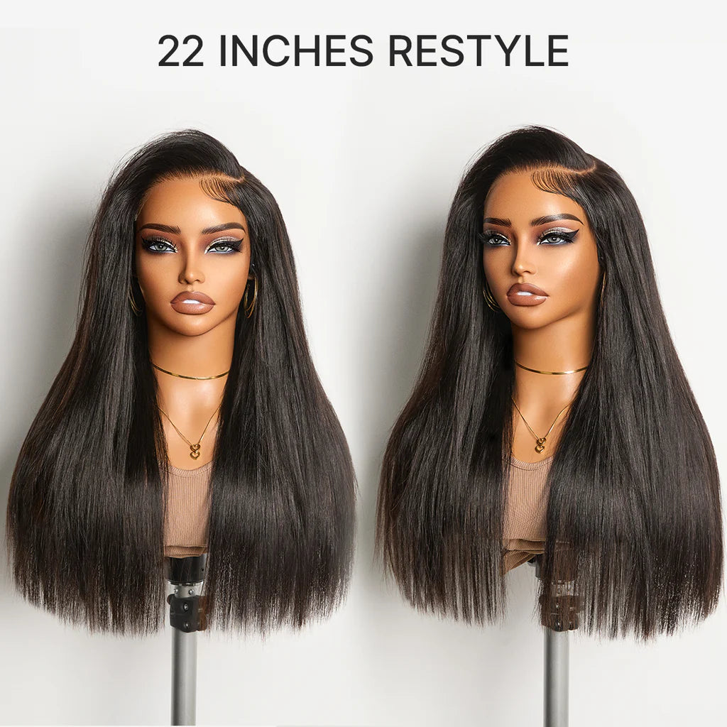 All-Day Comfort™ Wig  250% Density Bone Straight with Baby Hair PartingMax Glueless 7x6 Closure HD Lace Wig Pre-Cut Lace