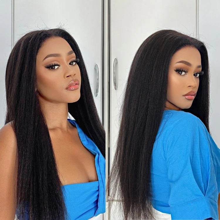 Readitress™ Pre-Separated Feather Crochet Human Hair Extensions Deep Wave / Kinky Straight / Silky Straight Protective Style